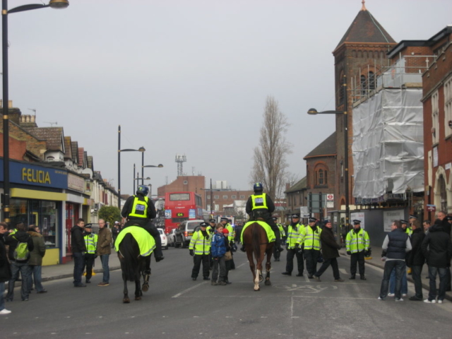 Mounted Police on Green Street